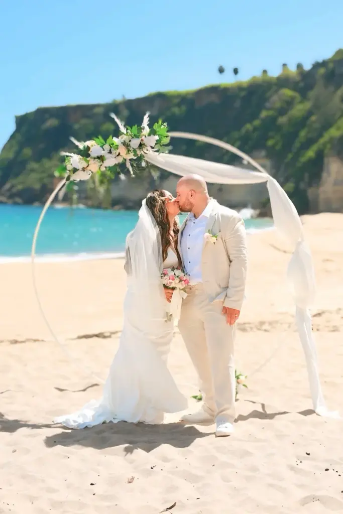 Beautiful Wedding at Beach in Puerto Rico